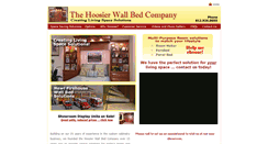 Desktop Screenshot of hoosierwallbeds.com